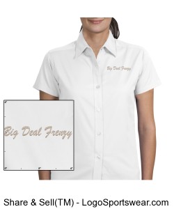 Ladies Short Sleeve Teflon Twill Shirt Design Zoom